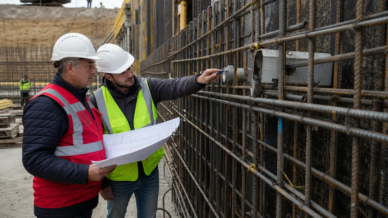 Construction site supervision